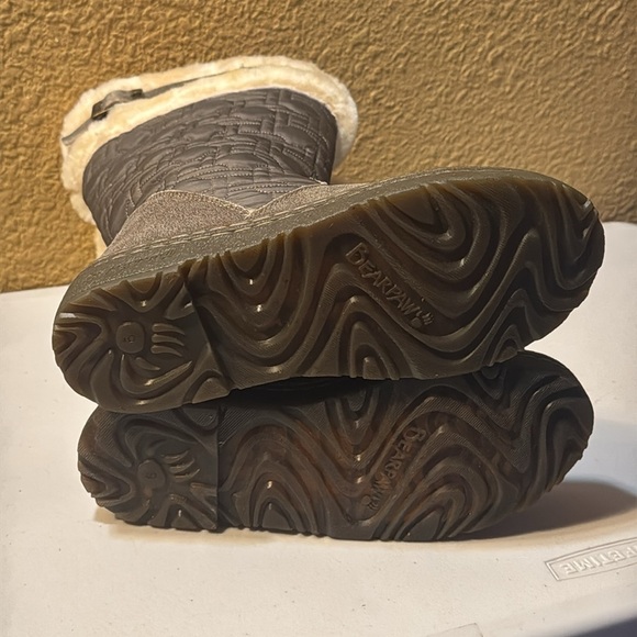 BEARPAW Nikiski Winter Snow Boots US WOMANS 9 Brown Warm Sheepskin/ Wool Boot - Picture 9 of 10